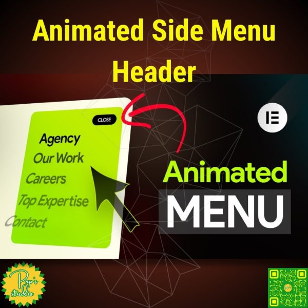 Animated Side Menu Header