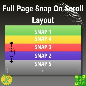 Full Page Snap On Scroll Layout