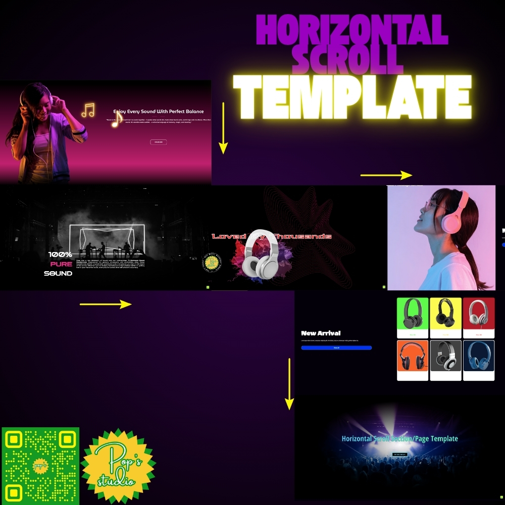 Horizontal Scroll Template