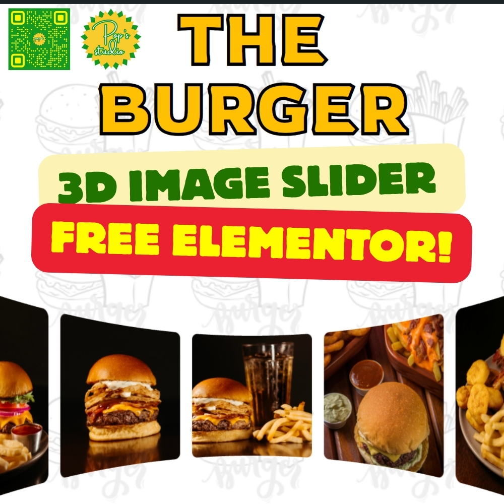 3D Image Slider In Free Elementor